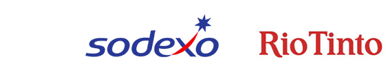 Sodexo and Rio Tinto logos placed together