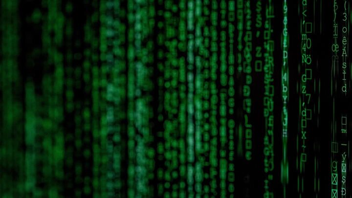 Vertical green code