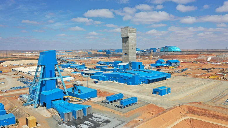 Aerial shot, Oyu Tolgoi