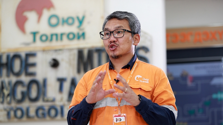 Otgonbayar, General Manager of OT Mine Operations