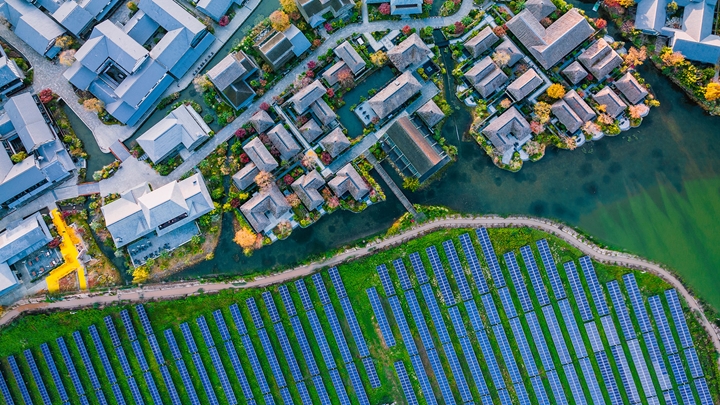 Urban solar farm