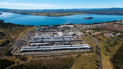 Bell Bay from the air