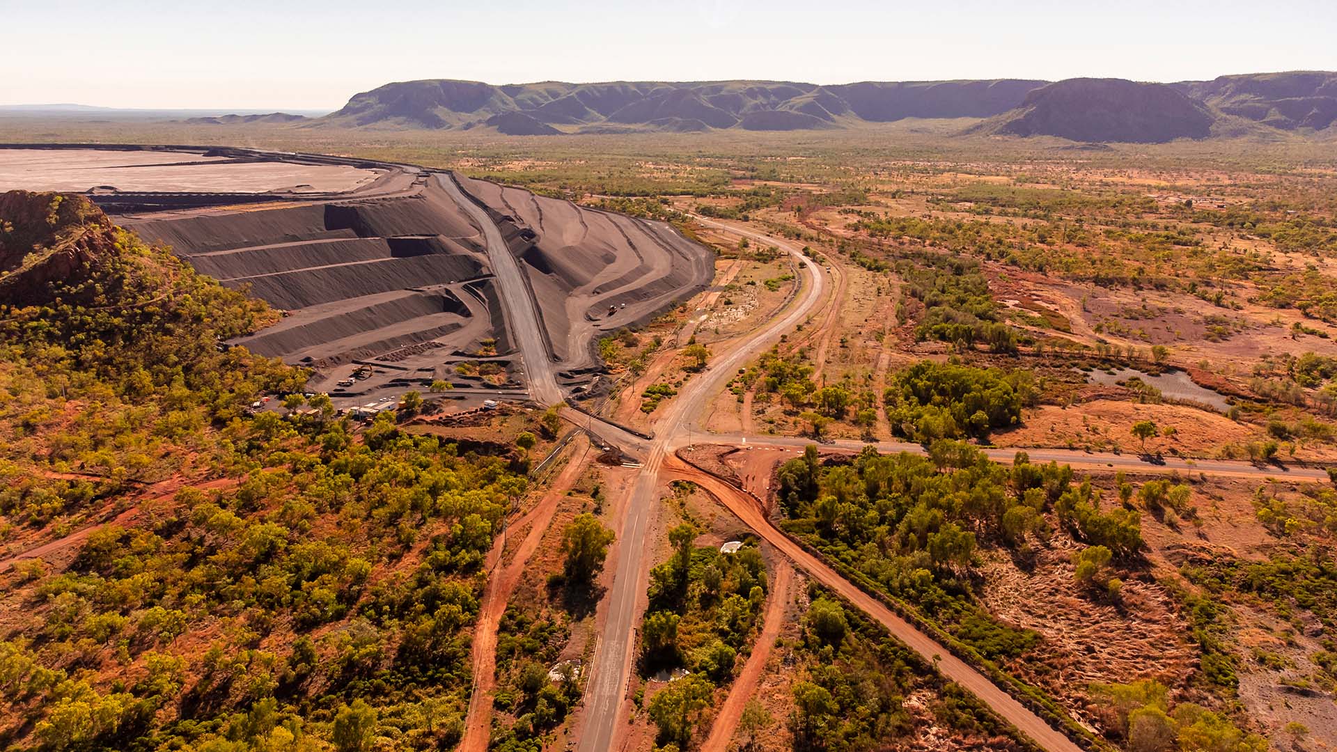 Argyle tailings storage facility and main access roads