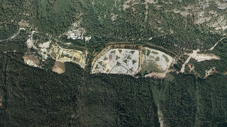Aerial view of the Holden site in 2010 before Closure works started.