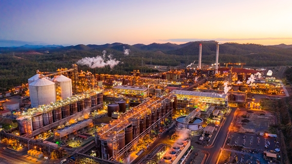 Yarwun Alumina Refinery from the air