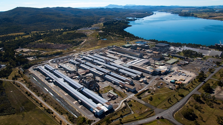 Tailings facilities at Bell Bay