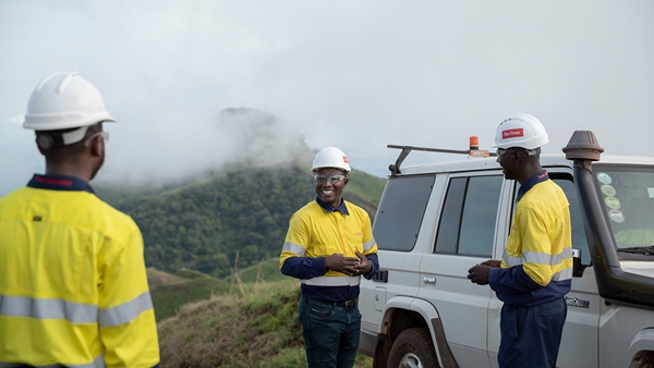 Simandou employees in Guinea
