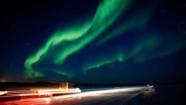 Aurora at Diavik, Canada